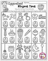 Rhyming Prek sketch template