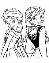 Frozen Coloring Pages Printable Disney Anna Elsa Print Book Sheets Princess Color Pdf Colouring Disneyclips Kids Olaf Back Gif Dinokids sketch template
