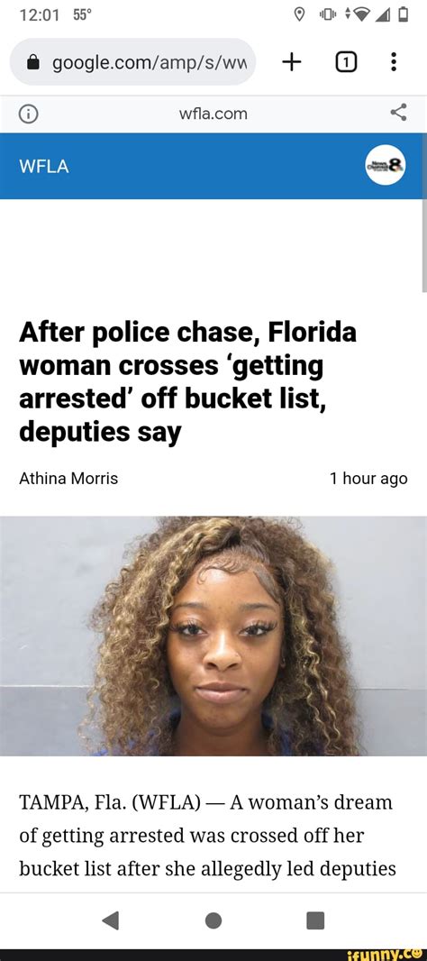 40 wfla after police chase florida woman crosses getting arrested