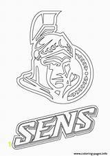 Ottawa Senators Nhl Coloring Logo Hockey Pages Vancouver Printable Canucks Sports Avalanche Goalie Sport Print Logos Teams Drawing Colorado Jets sketch template