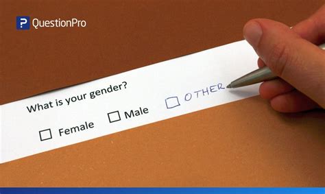 gender survey questions for a questionnaires questionpro