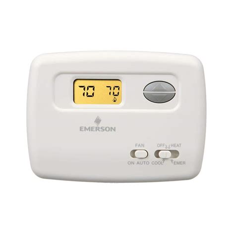 emerson  series classic  programmable heat pump hc thermostat    home depot