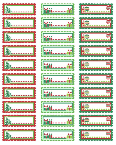 christmas labels ready  print  printable labels templates