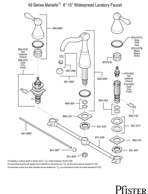 price pfister bathroom faucet parts diagram hanenhuusholli