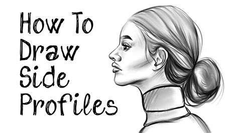 draw side profiles  beginners easy drawing technique youtube