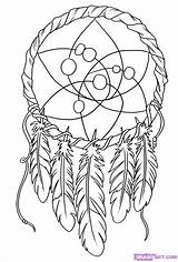 Dream Coloring Catcher Dreamcatcher Pages Drawing Native Catchers American Step Draw Drawings Printable Tattoo Color Print Colouring Adult Kids Easy sketch template
