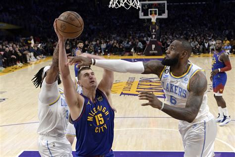 nba announces lakers  nuggets western conference finals schedule silver screen  roll