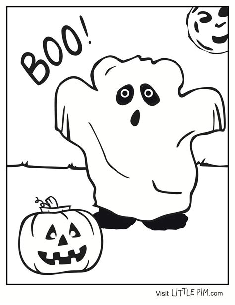 exclusive kickstarter halloween coloring sheet boo  images