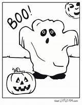 Coloring Halloween Boo Sheets Kickstarter Pages Sheet sketch template