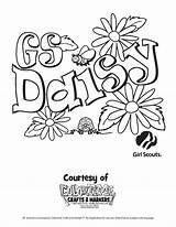 Scout Daisy Scouts Petals S815 sketch template