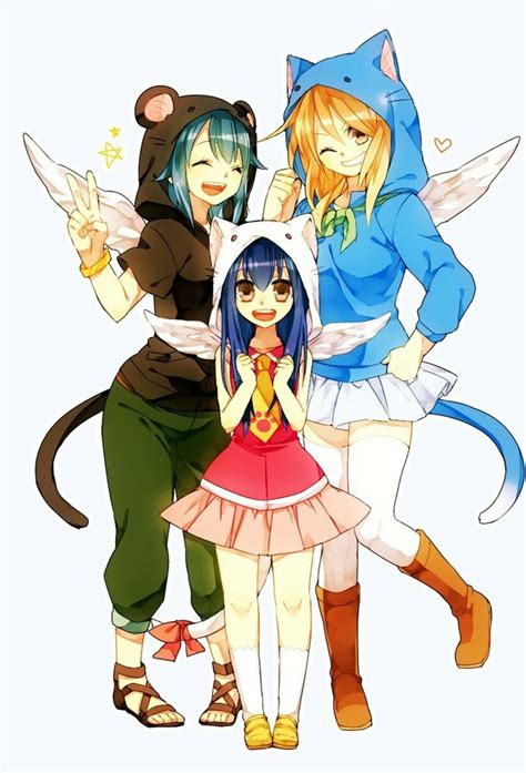 Anime Charle Fairy Tail Happy Levy Mcgarden Wendy