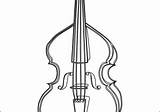 Cello Drawing Outline Paintingvalley sketch template