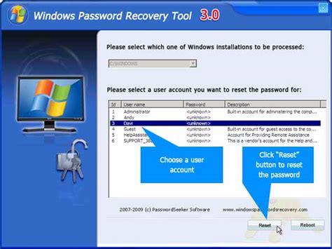Windows Password Recovery Tool 3 0 Full Direct Download 23 Mb Ae