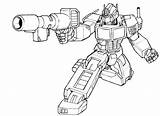 Optimus Transformers sketch template