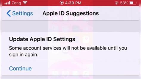 fix update apple id settings stuck error  iphone