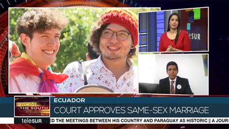 Ecuador Same Sex Marriage Legal Youtube