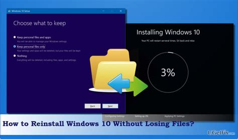 reinstall windows   losing files