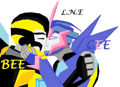 Bumblebee X Arcee Kiss Love Transformers Prime By