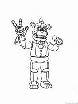 Animatronics Coloring4free Cartoons Coloring Pages Printable Related Posts sketch template