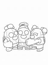 Spike Brawl Stars Pages Coloring Printable sketch template