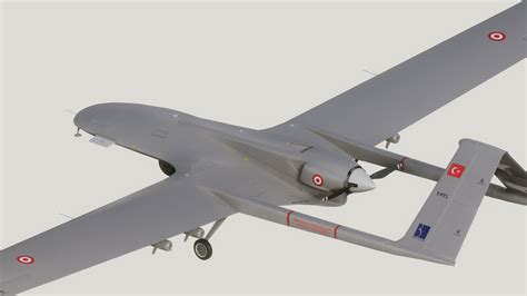 drone bayraktar turbosquid
