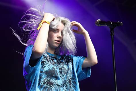 york ny june  billie eilish performs onstage  day     governors ball