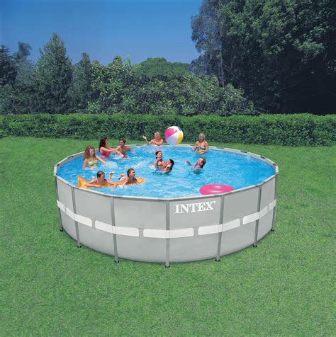 intex  ft   ft ultra frame   ground pool set walmart canada