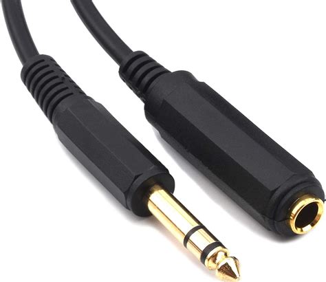 devinal mm   stereo plug male   female stereo headphone guitar extension cable