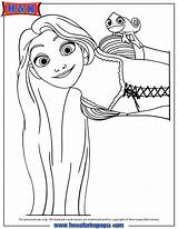 Coloring Rapunzel Pages Printable Tangled Disney Princess Print Drawing Para Belle Pascal Cute Printables Frozen Adult Visit Christmas Enrolados Dot sketch template