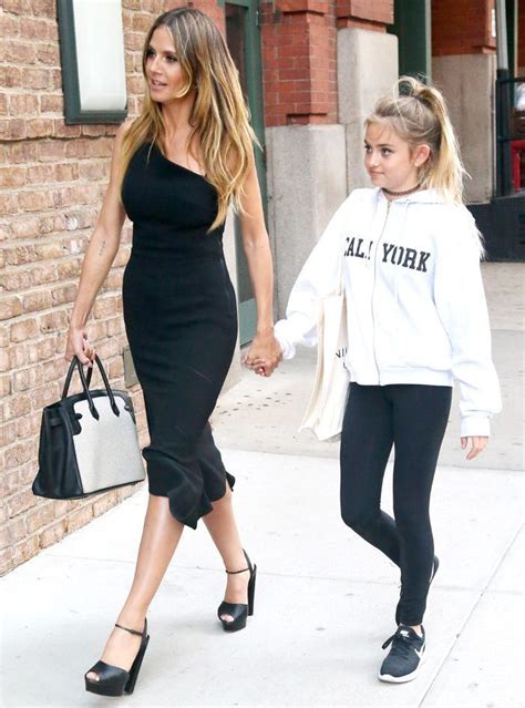heidi klum stepped out with her adorable 13 year old daughter leni—do