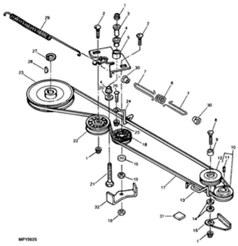 transmission belt diagram  john deere stx fixya