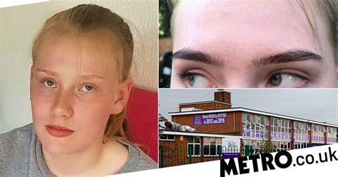 Teen Bullied For Blonde Eyebrows Put In Isolation After Tinting Them