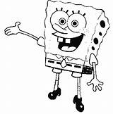 Spongebob Coloring Presenting Someone Clipart Karate Cliparts Squarepants Pages Kids Library Favorites Nose Flute Playing Add His sketch template