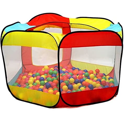 play tents tunnels kiddey ball pit  kids  sided toddlers baby