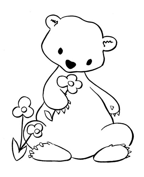 learning years animal coloring pages bear