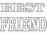 Coloring Pages Friend Printable Bff Friends Kids Cute Print Friendship Freecoloring Adults Board Adult Heart Choose sketch template