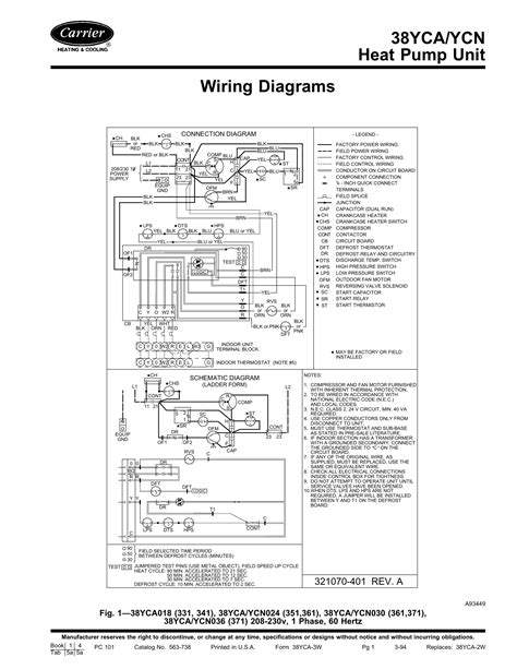 ycaycn heat pump unit wiring diagrams manualzz