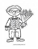 Coloring Pages Flower Color Printable Tulips Vault Fictional Preschool Activities Characters Flowers Boy Printables sketch template