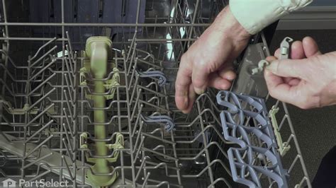 kitchenaid dishwasher repair   replace  tine pivot youtube