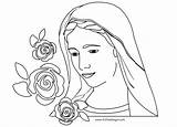 Madonna Mese Tuttodisegni Colorare Disegni Immagini Dedicato Vergine Facili sketch template