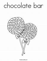 Coloring Chocolate Bar Pages Lollipops Print Noodle Two Twisty Popular Coloringhome sketch template