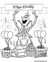 Sven Coloring Olaf Pages Frozen Colouring Characters Printable Print sketch template