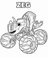 Blaze Coloring Pages Monster Machines Machine Truck Zeg Print Printable Color Getcolorings Sugar Trends Monste Getdrawings sketch template