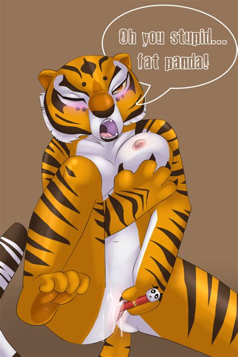 rule 34 anthro blush breasts english text feline female fur furry kung fu panda master tigress