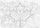 Colouring Canada Doodle Pages Become Member Log Activity sketch template