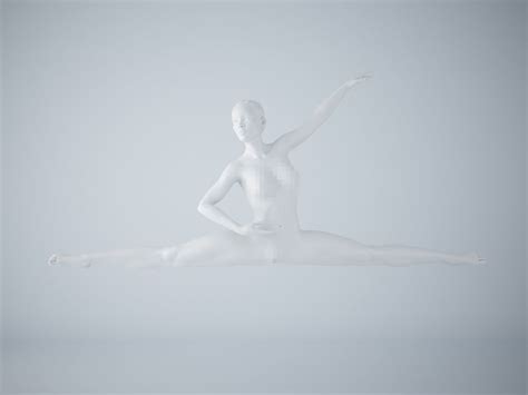 3d Printable Model Ballet Dancer Pose 010 Cgtrader