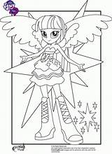 Coloring Pony Little Human Pages Twilight Sparkle Comments sketch template