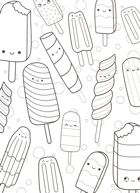 cute food coloring pages  getdrawings