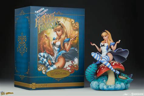 sideshow collectibles j scott campbell alice in wonderland statue