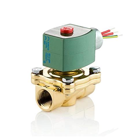 asco    brass body pilot operated general service solenoid valve  pipe